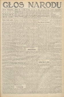 Głos Narodu (wydanie poranne). 1917, nr 115