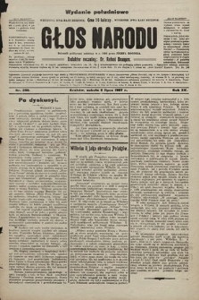 Głos Narodu : dziennik polityczny, założony w r. 1893 przez Józefa Rogosza (wydanie poranne). 1907, nr 298