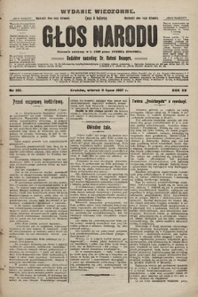 Głos Narodu : dziennik polityczny, założony w r. 1893 przez Józefa Rogosza (wydanie wieczorne). 1907, nr 301