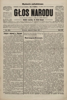 Głos Narodu : dziennik polityczny, założony w r. 1893 przez Józefa Rogosza (wydanie poranne). 1907, nr 302