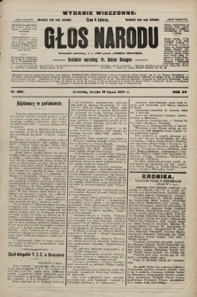 Głos Narodu : dziennik polityczny, założony w r. 1893 przez Józefa Rogosza (wydanie wieczorne). 1907, nr 303