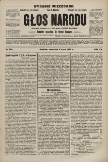 Głos Narodu : dziennik polityczny, założony w r. 1893 przez Józefa Rogosza (wydanie wieczorne). 1907, nr 305