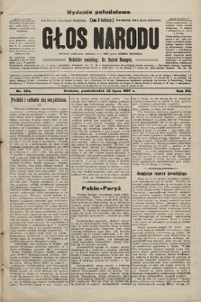 Głos Narodu : dziennik polityczny, założony w r. 1893 przez Józefa Rogosza (wydanie poranne). 1907, nr 324