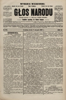 Głos Narodu : dziennik polityczny, założony w r. 1893 przez Józefa Rogosza (wydanie wieczorne). 1907, nr 351