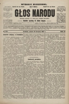 Głos Narodu : dziennik polityczny, założony w r. 1893 przez Józefa Rogosza (wydanie wieczorne). 1907, nr 357