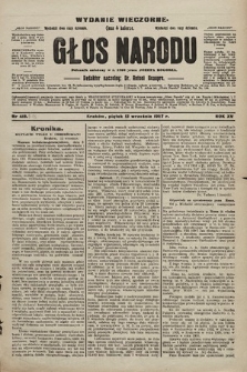Głos Narodu : dziennik polityczny, założony w r. 1893 przez Józefa Rogosza (wydanie wieczorne). 1907, nr 413