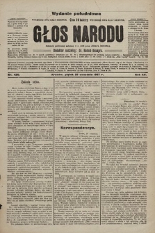 Głos Narodu : dziennik polityczny, założony w r. 1893 przez Józefa Rogosza (wydanie poranne). 1907, nr 426