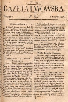 Gazeta Lwowska. 1820, nr 89
