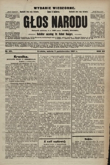 Głos Narodu : dziennik polityczny, założony w r. 1893 przez Józefa Rogosza (wydanie wieczorne). 1907, nr 451