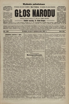 Głos Narodu : dziennik polityczny, założony w r. 1893 przez Józefa Rogosza (wydanie poranne). 1907, nr 458