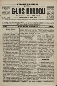 Głos Narodu : dziennik polityczny, założony w r. 1893 przez Józefa Rogosza (wydanie wieczorne). 1907, nr 465
