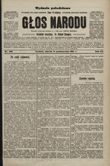 Głos Narodu : dziennik polityczny, założony w r. 1893 przez Józefa Rogosza (wydanie poranne). 1907, nr 468