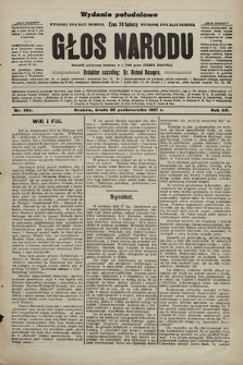 Głos Narodu : dziennik polityczny, założony w r. 1893 przez Józefa Rogosza (wydanie poranne). 1907, nr 494