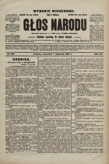 Głos Narodu : dziennik polityczny, założony w r. 1893 przez Józefa Rogosza (wydanie wieczorne). 1907, nr 505