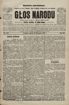 Głos Narodu : dziennik polityczny, założony w r. 1893 przez Józefa Rogosza (wydanie poranne). 1907, nr 534