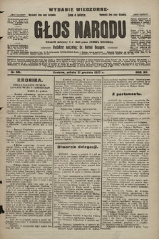 Głos Narodu : dziennik polityczny, założony w r. 1893 przez Józefa Rogosza (wydanie wieczorne). 1907, nr 581