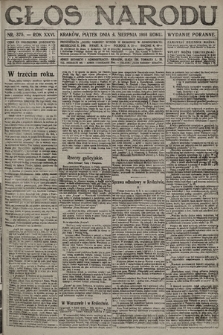 Głos Narodu (wydanie poranne). 1916, nr 375