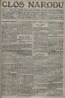 Głos Narodu (wydanie poranne). 1916, nr 389