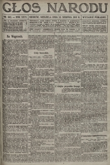 Głos Narodu (wydanie poranne). 1916, nr 392