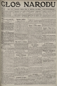 Głos Narodu (wydanie popołudniowe). 1916, nr 397