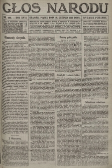 Głos Narodu (wydanie poranne). 1916, nr 400