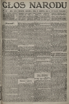 Głos Narodu (wydanie poranne). 1916, nr 417