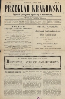Przegląd Krakowski : tygodnik polityczny, społeczny i ekonomiczny. 1895, nr 22