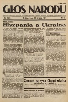 Głos Narodu. 1939, nr 25