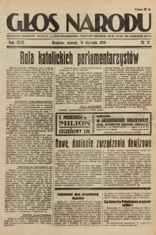 Głos Narodu. 1939, nr 31