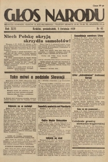 Głos Narodu. 1939, nr 93