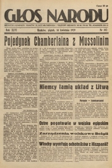 Głos Narodu. 1939, nr 102