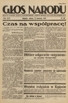 Głos Narodu. 1939, nr 110