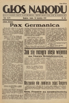 Głos Narodu. 1939, nr 114