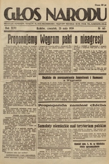 Głos Narodu. 1939, nr 143