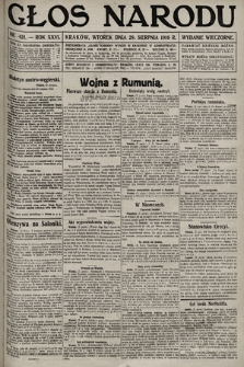 Głos Narodu (wydanie wieczorne). 1916, nr 421