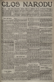 Głos Narodu (wydanie poranne). 1916, nr 422