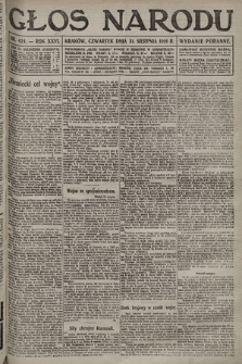 Głos Narodu (wydanie poranne). 1916, nr 424