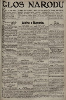 Głos Narodu (wydanie wieczorne). 1916, nr 427