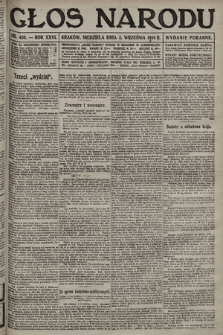 Głos Narodu (wydanie poranne). 1916, nr 430