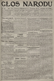 Głos Narodu (wydanie wieczorne). 1916, nr 432