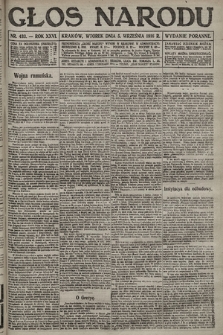 Głos Narodu (wydanie poranne). 1916, nr 433