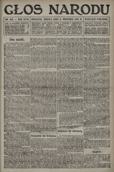 Głos Narodu (wydanie poranne). 1916, nr 435