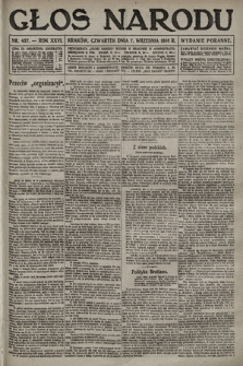 Głos Narodu (wydanie poranne). 1916, nr 437