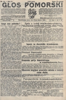 Głos Pomorski. 1926, nr 21