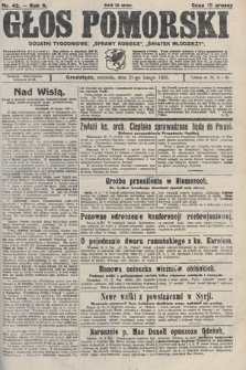 Głos Pomorski. 1926, nr 42