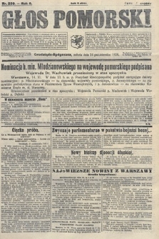 Głos Pomorski. 1926, nr 239