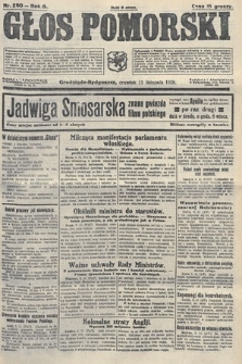Głos Pomorski. 1926, nr 260