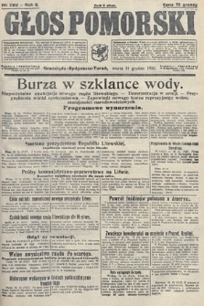 Głos Pomorski. 1926, nr 293