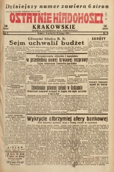 Ostatnie Wiadomości Krakowskie : gazeta codzienna dla wszystkich. 1932, nr 46