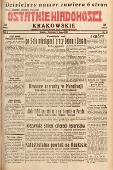 Ostatnie Wiadomości Krakowskie : gazeta codzienna dla wszystkich. 1932, nr 80